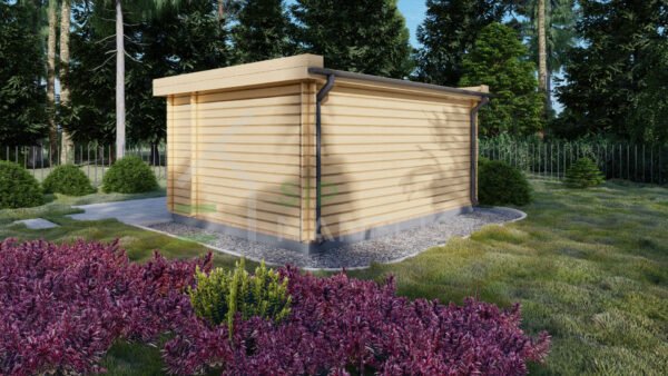 Wooden Tiny House Jane 44mm, 5x3,15m²