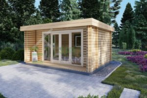 Wooden Tiny House Jane 44mm, 5x3,15m²