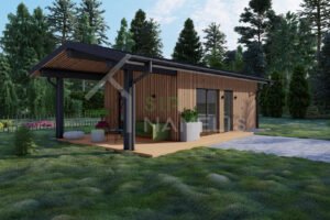 Modular House Ethan 29m² + Terrace 18m²