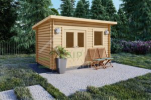 Prefab Wooden Shed Isabella 28mm, 2.5x4.0, 10.0m²