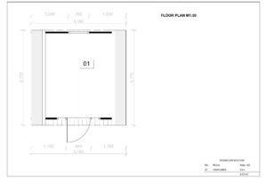 Wooden A Frame House Noah, 3.2×3.2, 9m²