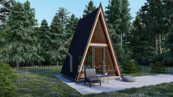 Wooden A Frame House Noah, 3.2×3.2, 9m²