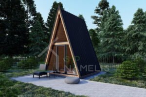 Wooden A Frame House Noah, 3.2×3.2, 9m²