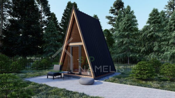 Wooden A Frame House Noah, 3.2×3.2, 9m²