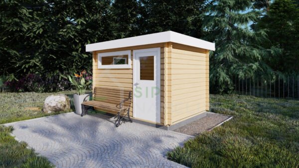 Wooden Garden Shed Andrew 28mm, 2.4x3.4, 8m²