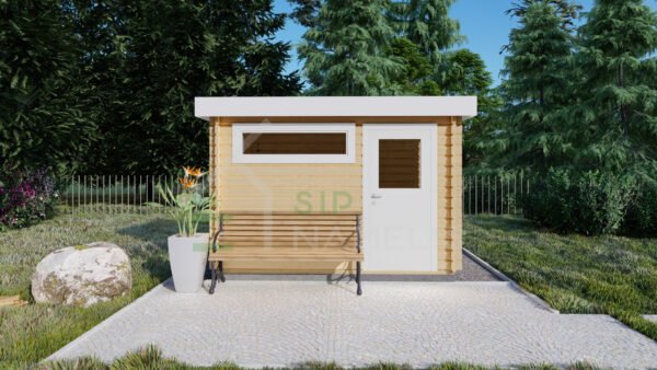 Wooden Garden Shed Andrew 28mm, 2.4x3.4, 8m²