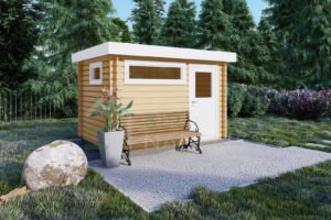 Wooden Garden Shed Andrew 28mm, 2.4x3.4, 8m²