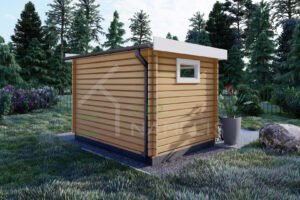 Wooden Garden Shed Andrew 28mm, 2.4x3.4, 8m²