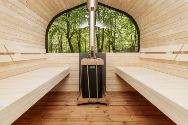 2-in-1 Outdoor Sauna + Hot Tub, 5.0M x 2.45M, Tournai - Image 17