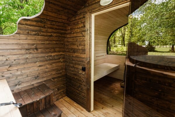 2-in-1 Outdoor Sauna + Hot Tub, 5.0M x 2.45M, Tournai - Image 15