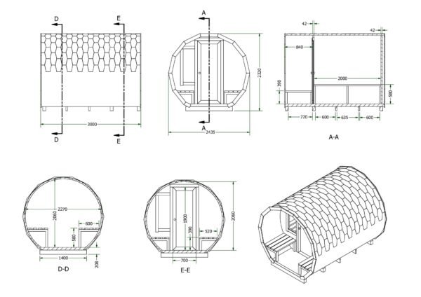 Barrel Sauna, 3M, Seraing - Image 2