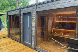 Outdoor Sauna, 6X2.35, Tallin