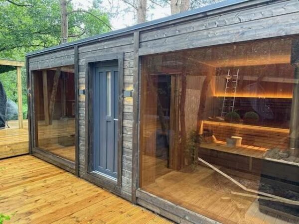Outdoor Sauna, 6X2.35, Tallin