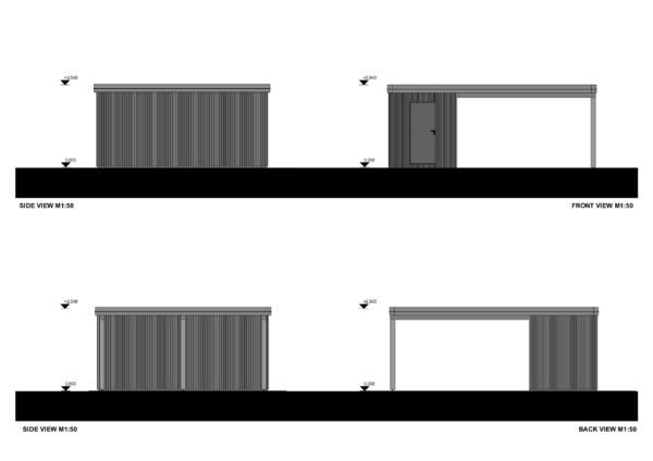 Wooden Carport + Storage Aika, 6x6, 36m² - Image 6