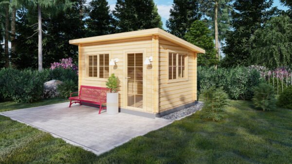 Wooden House Williem 44mm, 12 M²