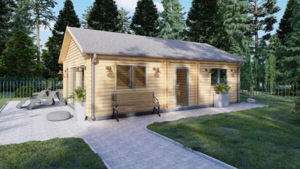 Wooden Summer House Marteen 44mm, 53 M² - Image 2