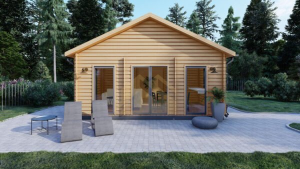 Wooden Summer House Marteen 44mm, 53 M² - Image 3