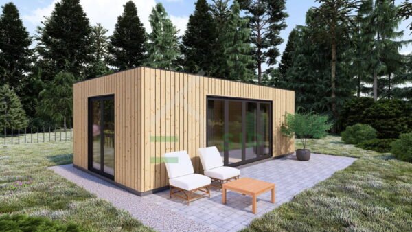 Granny Annexe Hugo (34 mm + cladding), 24m²