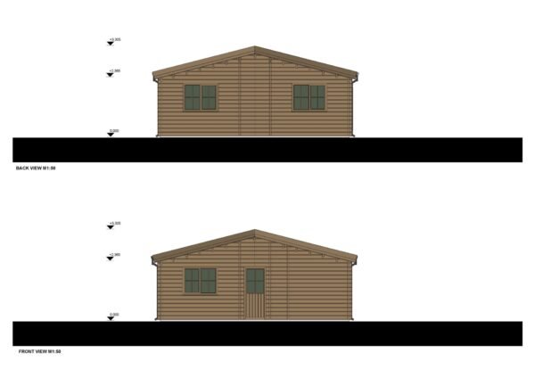 Log Cabin Fien (Insulated, 44+44mm), 103 m² - Image 6