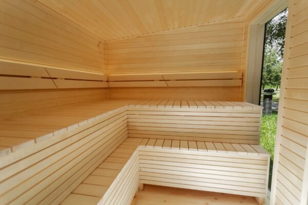 Outdoor Sauna, 2.45M x 2.45M, Genk - Image 10