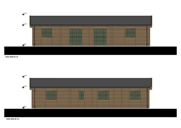 Log Cabin Mark (Insulated, 44+44 mm), 103 m² - Image 7