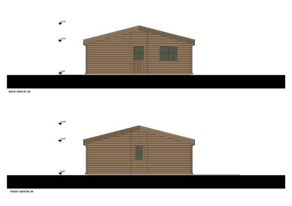 Log Cabin Mark (44+44 mm), 103 m² - Image 6
