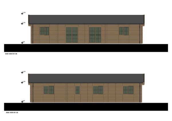Log Cabin Mark (44+44 mm), 103 m² - Image 7