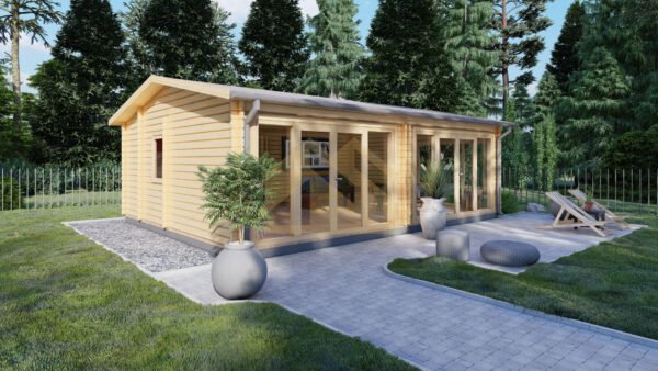 Wooden Summer House Anouk 44mm, 47 M² - Image 2