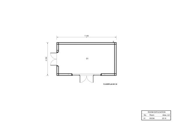 Granny Annexe Hugo (34 mm + cladding), 24m² - Image 7