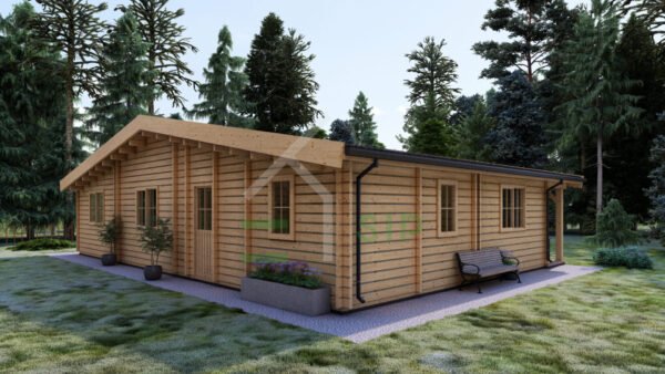 Log Cabin Tess,  (  44+44mm), 100m² - Image 6