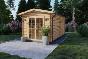Wooden House Lisa 44mm, 18 M²