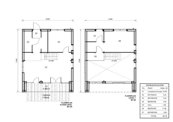 Summer House Sterre (Insulated, 44 mm + cladding), 50m² - Image 7