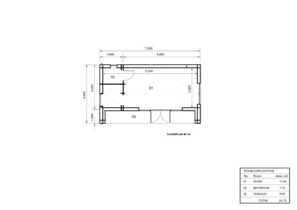 Wooden House Julia(Insulated, 34 mm + cladding), 22 m² - Image 7