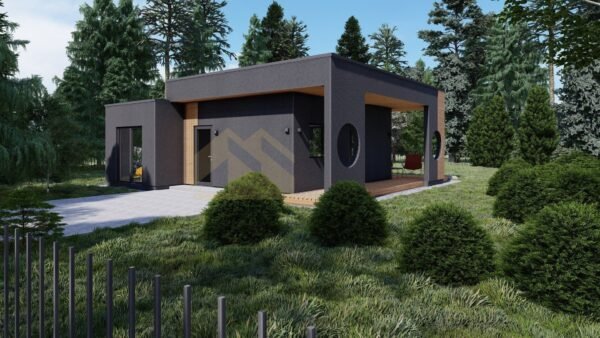 Prefabricated House + Terrace Balbinus (SIP Insulated) 57m² - Image 4