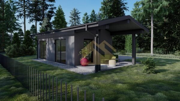 Prefabricated House (SIP insulated) Koen, 29 m² + Terrace 18 m²