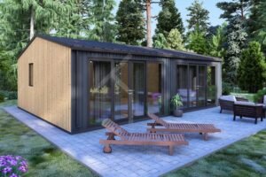 Granny Annexe Asma (34 mm + cladding), 50m²