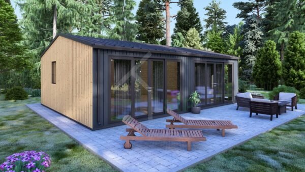 Granny Annexe Asma (34 mm + cladding), 50m²