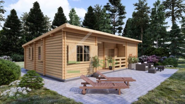 Log Cabin Finn (44 mm), 70m² - Image 5