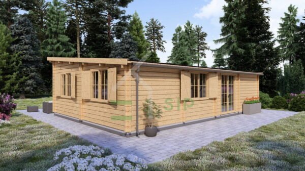 Log Cabin Finn (44 mm), 70m² - Image 3