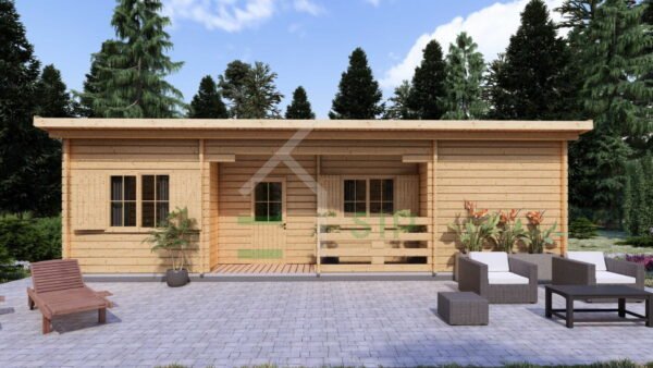 Log Cabin Finn (44 mm), 70m² - Image 2