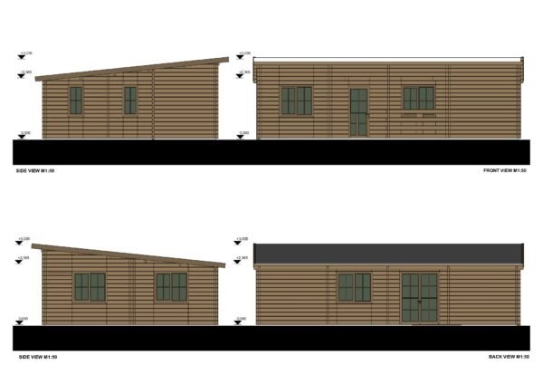 Log Cabin Finn (44 mm), 70m² - Image 6