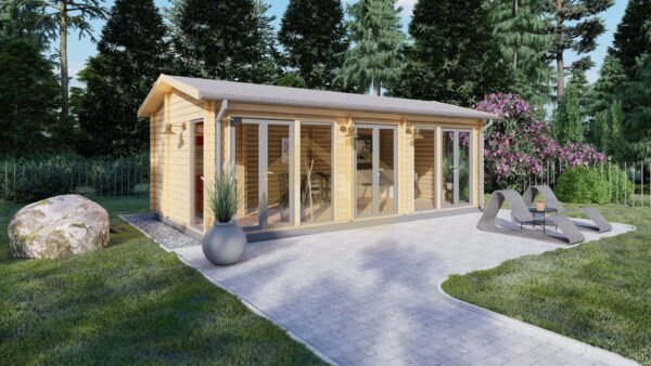 Log Cabin Marijke, 44mm, 30m² - Image 3