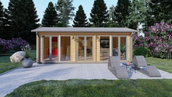 Log Cabin Marijke, 44mm, 30m² - Image 2