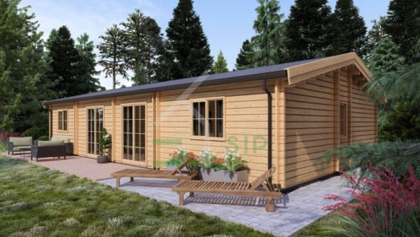 Log Cabin Mark (Insulated, 44+44 mm), 103 m² - Image 4