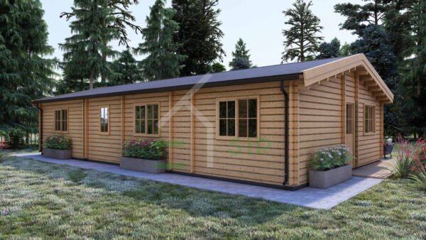 Log Cabin Mark (Insulated, 44+44 mm), 103 m² - Image 3