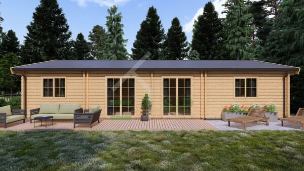 Log Cabin Mark (Insulated, 44+44 mm), 103 m² - Image 2
