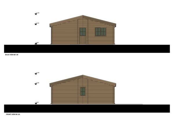 Log Cabin Mark (Insulated, 44+44 mm), 103 m² - Image 6
