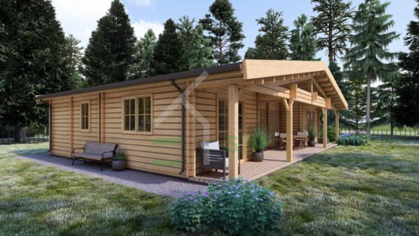 Log Cabin Tess,  (  44+44mm), 100m² - Image 5