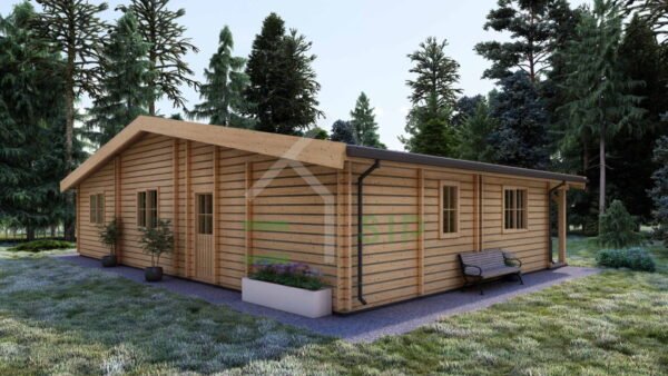 Log Cabin Tess,  (  44+44mm), 100m² - Image 3
