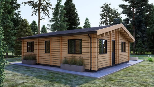 Log Cabin Yara (Insulated, 44+44 mm), 72m² - Image 2